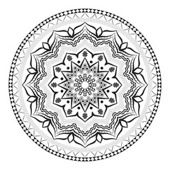 Realistic Ornamental Mandala Decorative Design Background