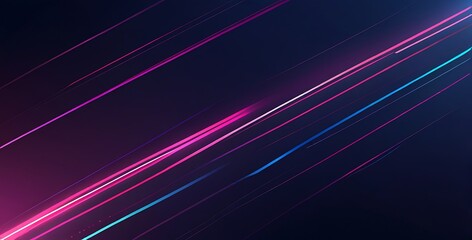 A futuristic neon shape blue gradient background. 