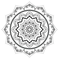 Fototapeta premium Beautiful Ornamental Mandala Design Background