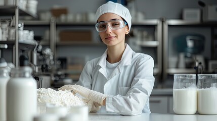 Research products in the laboratory. Generated by ai.