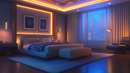 Modern Bedroom with Contemporary Design