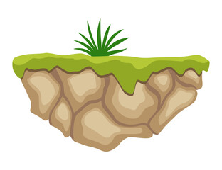Design element for a fantasy platformer game level that promises fun and excitement