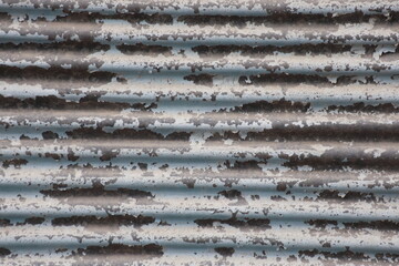 texture of weathered roller shutter 