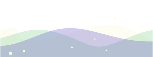 Obraz premium Abstract Blob Footer