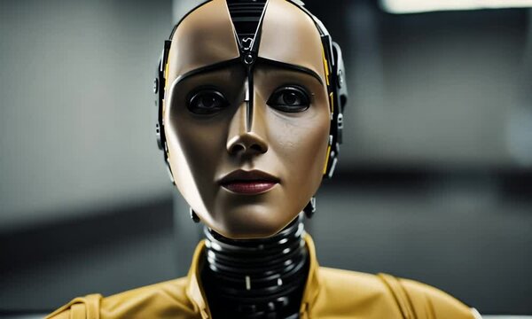 Dummy in a car crash test.