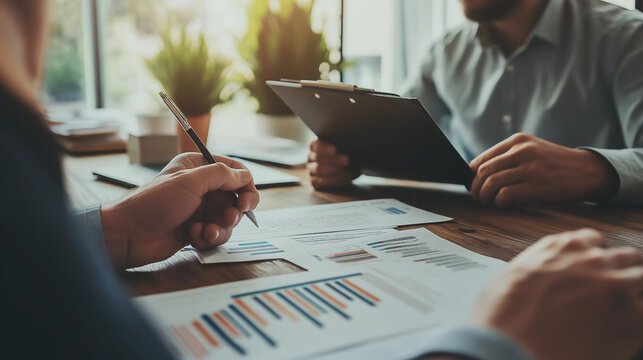 Financial advisor explaining the amount of alimony payments