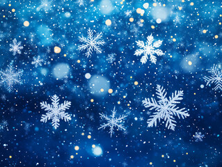 Snowflakes illustration wallpaper