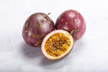 Fresh ripe sweet tropical Maracuya