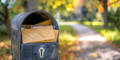 Classic Mailbox: Envelopes Ready for Delivery