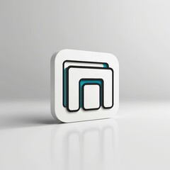 icon on white background