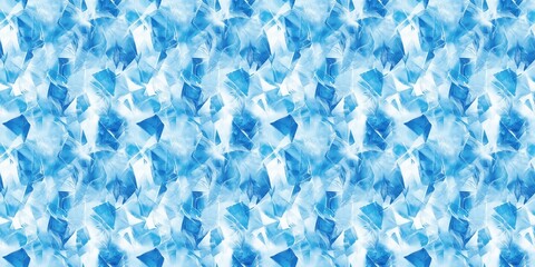 Ice pattern with a cool, crystalline design. seamless background pattern