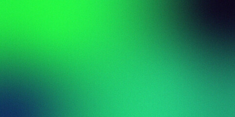 Abstract luxury gradient with glowing green grainy texture, enriched by rough grain, noise, and bright spots. Dark green and blue ombre effect creates a luminous, textured with subtle noise