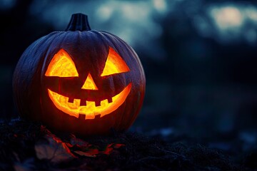 Halloween Motiv mit Vollmond with generative ai