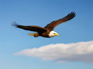 Obraz premium Majestic Eagle Soaring in the Sky