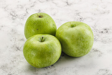 Sweet and juicy green apple