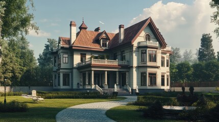 House villa , modern house, architecture