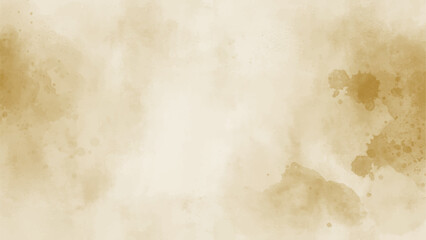 Abstract horizontal watercolor background. Hand drawn vector texture. Brush stroked painting pastel color watercolour