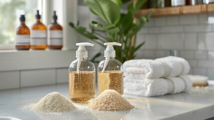 DIY Cleaning Products: Create eco-friendly cleaning solutions with vinegar, baking soda, and essential oils, eliminating chemical-laden alternatives.
