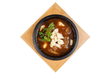 Braised Fish Maw in Brown Soup