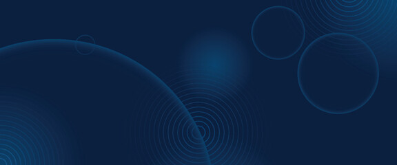 Abstract blue circle background. Vector illustration design for presentation.