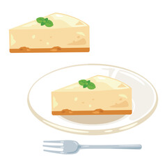 レアチーズケーキセット