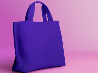 Electric Blue Bag Mockup for Branding