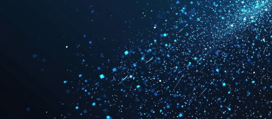 Blue Sparkle Abstract Background