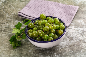 Ripe sweeet and juicy gooseberry