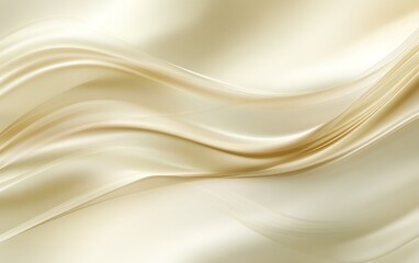 Obraz premium A smooth, flowing fabric texture in soft cream tones, ideal for backgrounds or design elements.
