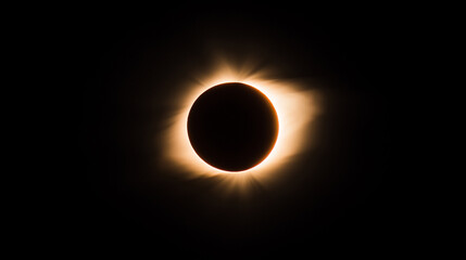 Close-up of the diamond ring effect during a solar eclipse in a clear sky photo