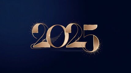 Happy new year 2025 wishes celebration background