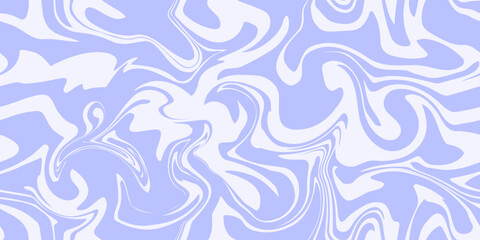 Blue marble acrylic seamless pattern, water texture, watercolor marble background. 1970s trippy seamless pattern.