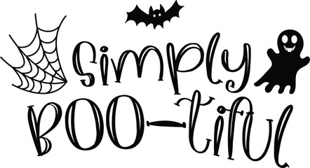 Simply Bootiful, Halloween Quote and Witch-Themed Designs, Spooky and Witchy Halloween Quotes