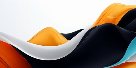 Obraz premium A colorful, abstract background with a black and white line