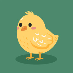 Cute chick vector illustration