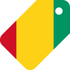 Guinea Flag on Price Tag