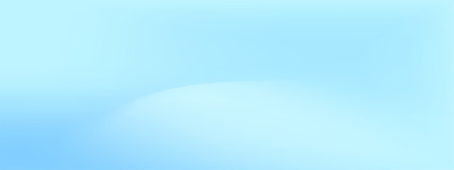 Gradient Pastel Winter Background. Abstract vector illustration in Blue tones. Sky colors wallpaper. Wavy aesthetic backdrop in light blue colors.