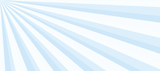 Blue and white background with rays