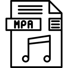 MPA File Format Icon