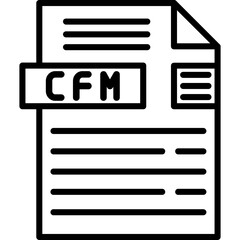 CFM File Format Icon
