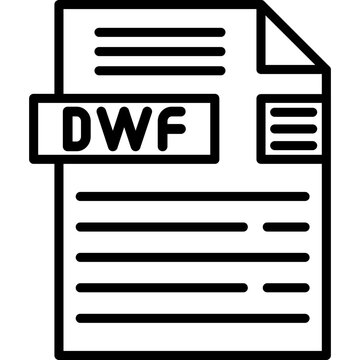 DWF File Format Icon
