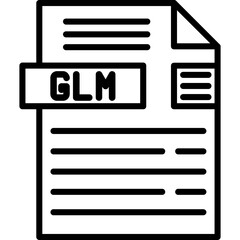 GLM File Format Icon