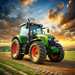 Fototapeta premium very heavy tractor