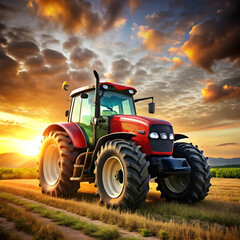 Fototapeta premium very heavy tractor