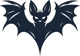 Bat icon. Bat animal simple icon. Halloween bat icon.