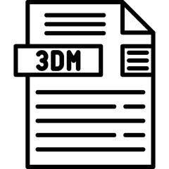 3DM File Format Icon