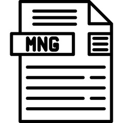 MNG File Format Icon