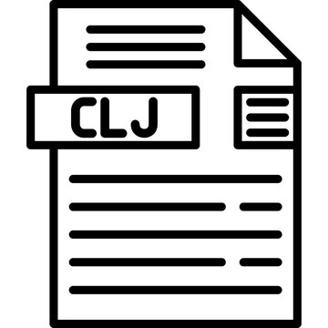 CLJ File Format Icon