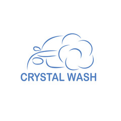 Car Wash Logo, monogram logo, car wash branding, auto wash logo, luxury car wash logo.