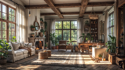 Fototapeta premium interior of the house